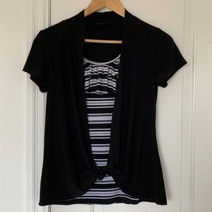 Black stretchy shirt